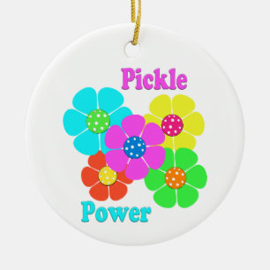 Ornamento De Cerâmica Picle Power Pickleball