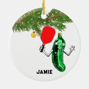 Ornamento De Cerâmica piclebol personalizado