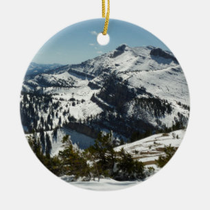 Ornamento De Cerâmica Picos de neve da Grande Montanha Teton II Foto