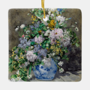 Ornamento De Cerâmica Pierre-Auguste Renoir - Buquê de Primavera