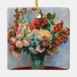 Ornamento De Cerâmica Pierre-Auguste Renoir - Flores em um Vaso