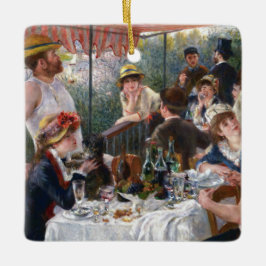 Ornamento De Cerâmica Pierre-Auguste Renoir - Luncheon do Partido Barco