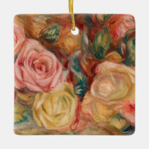 Ornamento De Cerâmica Pierre-Auguste Renoir - Rosas