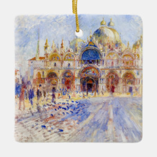 Ornamento De Cerâmica Pierre-Auguste Renoir - Veneza, Praça de São Marco