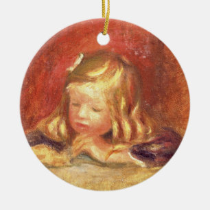 Ornamento De Cerâmica Pierre um Coco de Renoir na mesa