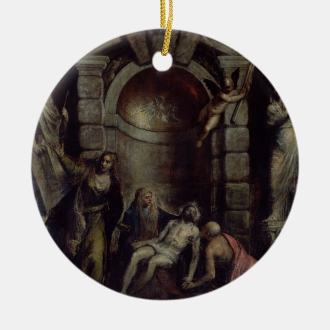 Ornamento De Cerâmica Pieta (Frente)