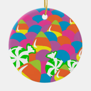 Ornamento De Cerâmica Pilha de Halloween Candy