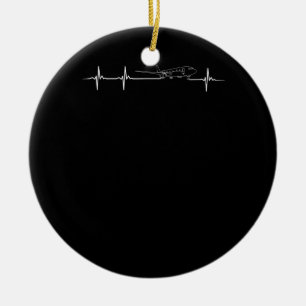 Ornamento De Cerâmica Piloto-piloto de avião pulsante