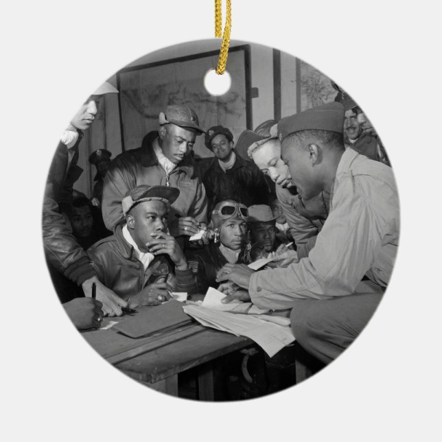 Ornamento De Cerâmica Pilotos do grupo do lutador dos aviadores de (Frente)