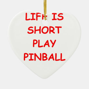 Ornamento De Cerâmica pinball