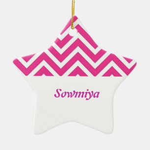 Ornamento De Cerâmica Pingente cerâmico personalizável em forma de est