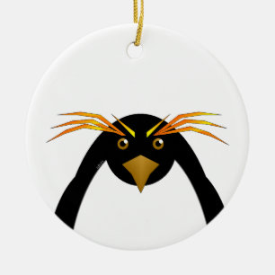 Ornamento De Cerâmica Pinguim