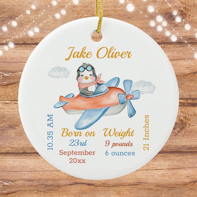 Ornamento De Cerâmica Pinguim Pinguin Bebezinho Pinguin Ataca Ornam Cerâ (Criador carregado)