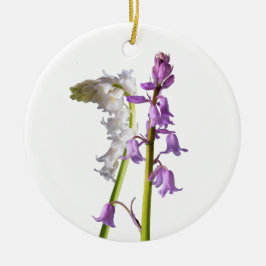 Ornamento De Cerâmica Pinos, Whitebells.