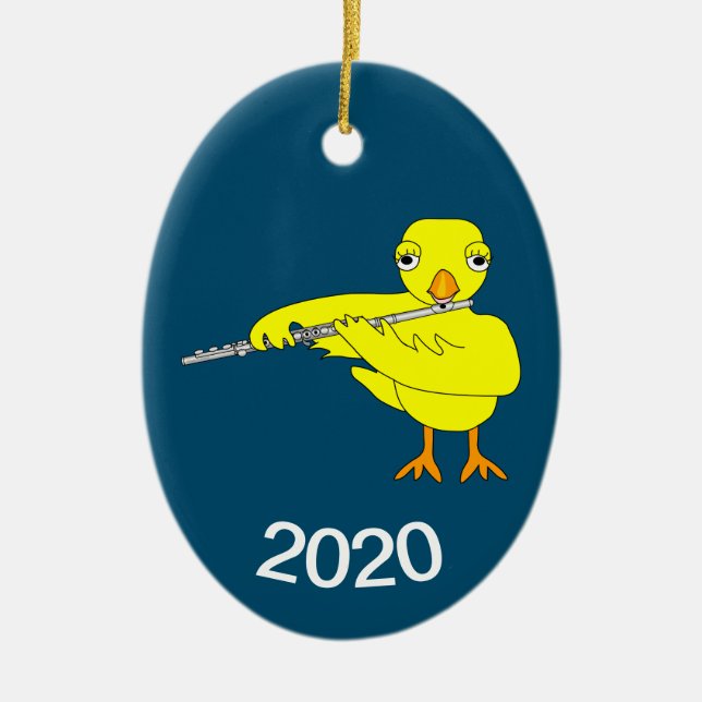 Ornamento De Cerâmica Pintinho (Frente)