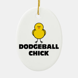 Ornamento De Cerâmica Pintinho de Dodgeball