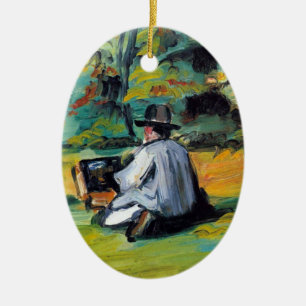 Ornamento De Cerâmica Pintor no trabalho de Paul Cezanne, Vintage Fine A
