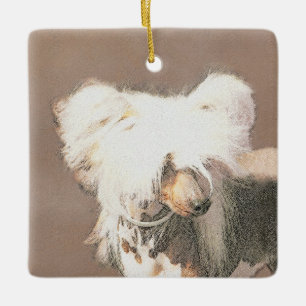 Ornamento De Cerâmica Pintura Chinesa Sem Penteado Pintura Original De C