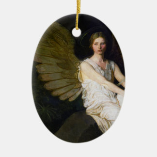 Ornamento De Cerâmica Pintura de Anjo de Abbott Handerson Thayer Antiga