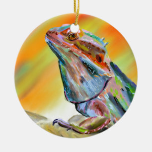 Ornamento De Cerâmica Pintura farpada cromática de Digitas do dragão