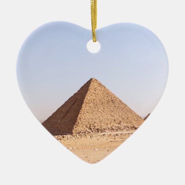 Ornamento De Cerâmica Pirâmides Do Egito (Frente)