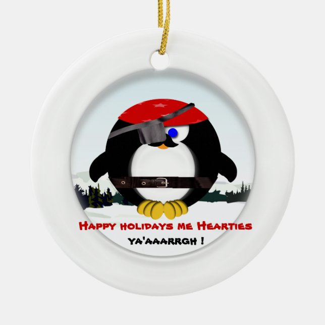 Ornamento De Cerâmica Pirata (Frente)