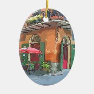 Ornamento De Cerâmica Pirates Beco Nova Orleans