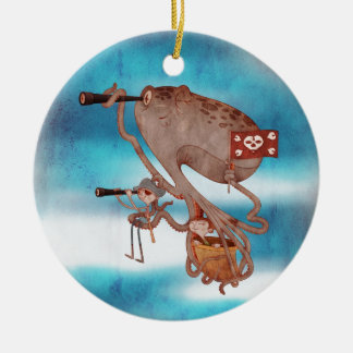 Ornamento De Cerâmica Pirates. Imagination and fantasy, cute and lovely.