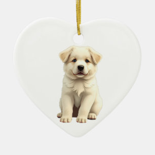 Ornamento De Cerâmica Pirenéus de Excelente Personalizados