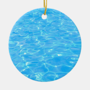 Ornamento De Cerâmica Piscina