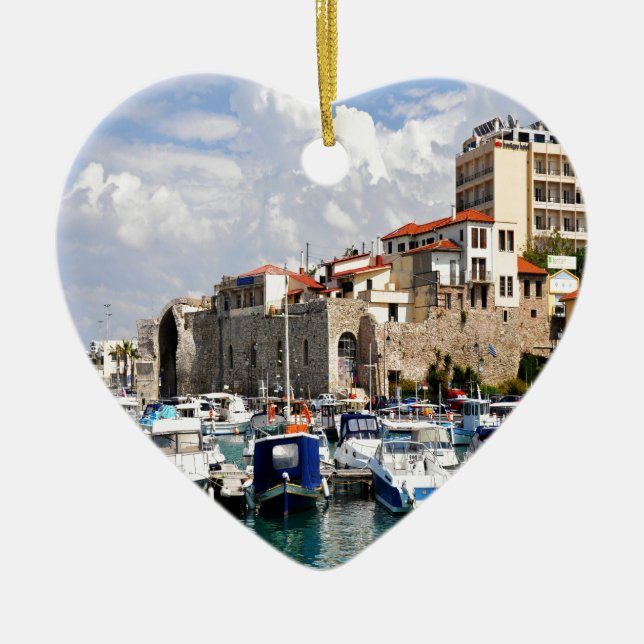 Ornamento De Cerâmica Piscina Venetian de Heraklion Crete do (Frente)