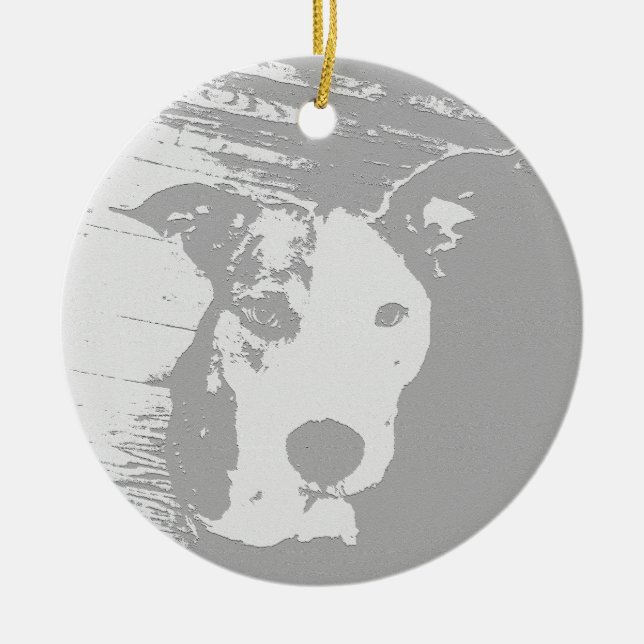 ORNAMENTO DE CERÂMICA PIT BULL ORNAMENT PITTY (Frente)