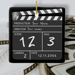 Ornamento De Cerâmica Placa de apresentação personalizada de filmes No