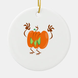 Ornamento De Cerâmica planta do Halloween