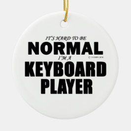 Ornamento De Cerâmica Player de teclado normal