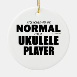 Ornamento De Cerâmica Player Ukulele Normal