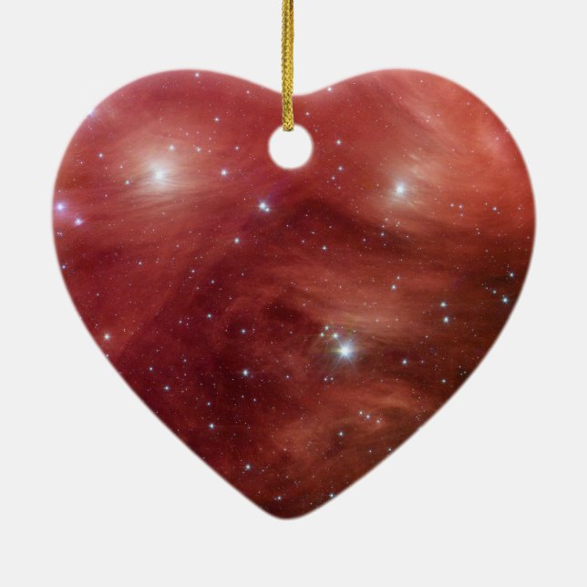 Ornamento De Cerâmica Pleiades rosa Infravermelho SSC2007 07b (Verso)