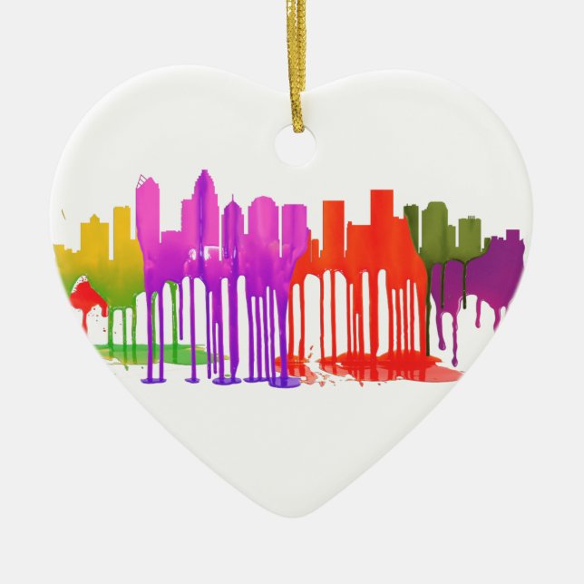 ORNAMENTO DE CERÂMICA POÇAS DE CHARLOTTE NC - (Frente)