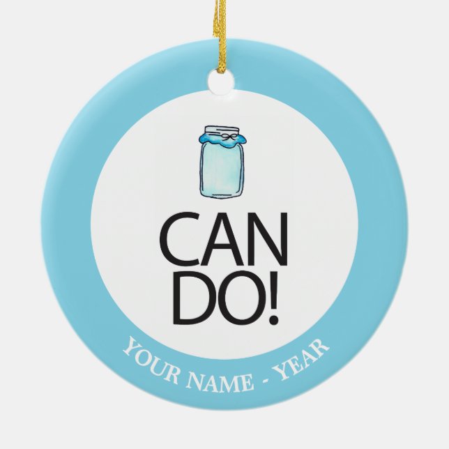 Ornamento De Cerâmica Pode fazer (Traseira)