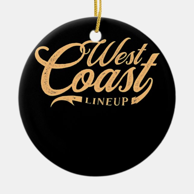 Ornamento De Cerâmica Point Buchon Bull Gopher Funny Pescaria (Frente)