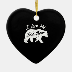 Ornamento De Cerâmica Polar Bear Lover   Eu Amo Minha Mãe O Meu Urso De 