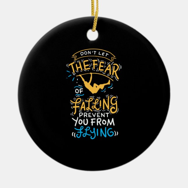 Ornamento De Cerâmica Pole Vault (Frente)