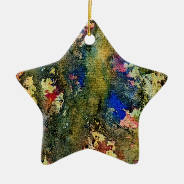 Ornamento De Cerâmica Polocromoptico nº 6 por Michael Moffa (Frente)