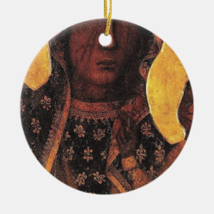 Ornamento De Cerâmica Polônia Negro Madonna Nossa Senhora De Czestochow