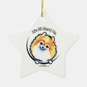 Ornamento De Cerâmica Pomeranian IAAM