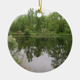 Ornamento De Cerâmica Pond Ornament