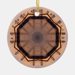 Ornamento De Cerâmica Ponte da Baía de São Francisco 