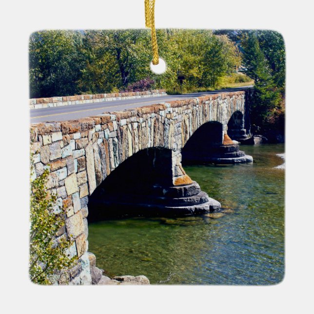 Ornamento De Cerâmica Ponte Divide Creek (Frente)