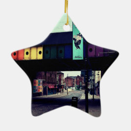 Ornamento De Cerâmica Ponte listrada