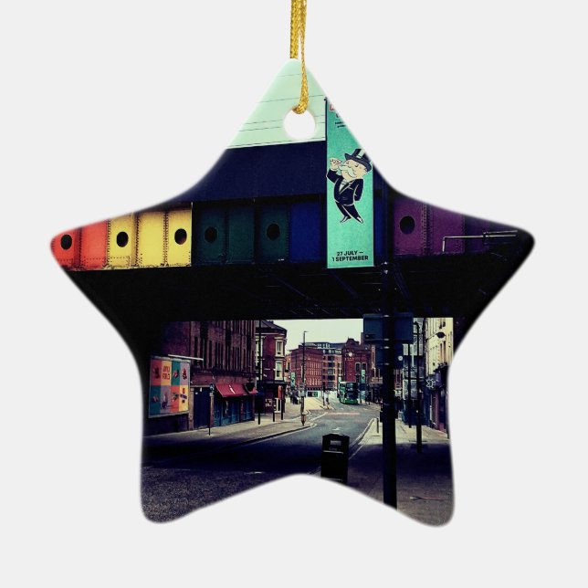 Ornamento De Cerâmica Ponte listrada (Verso)